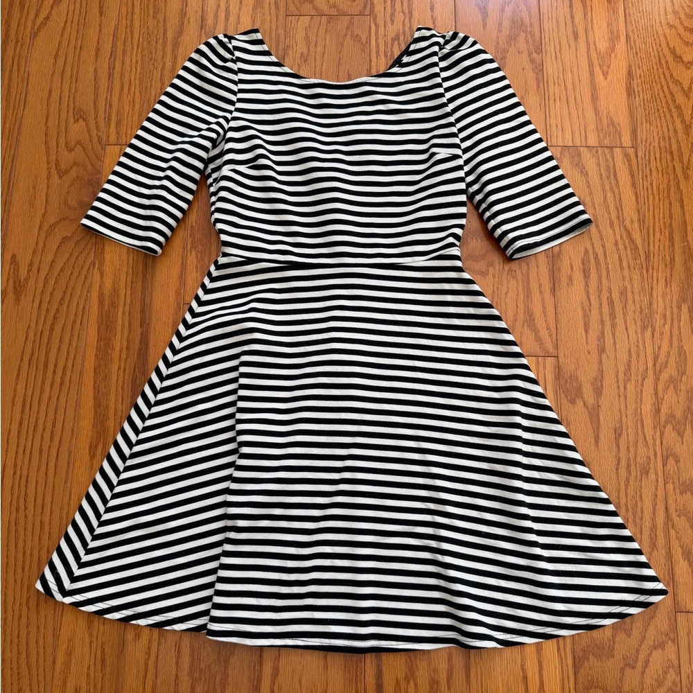 Stitch Fix Pixley Kathy Striped Fit & Flare Dress, Size Medium